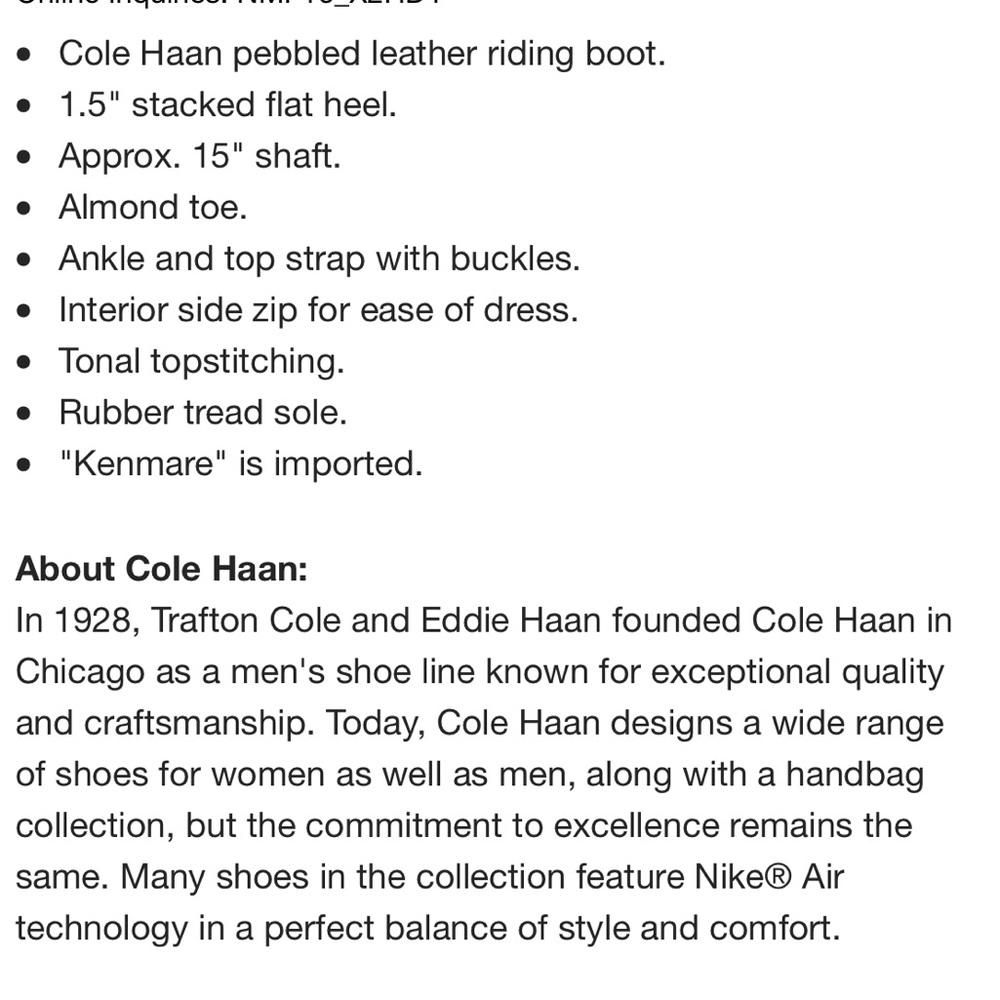 Black Cole Han Riding Boots - Picture 3 of 3